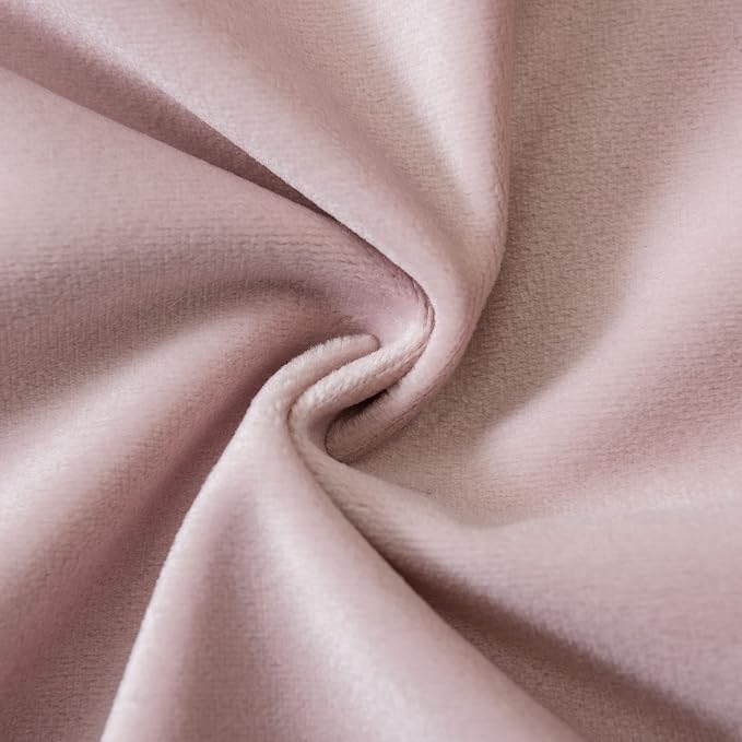 JUSPURBET Decorative Velvet Throw Pillow Covers 20x20 Set of 2,Pink