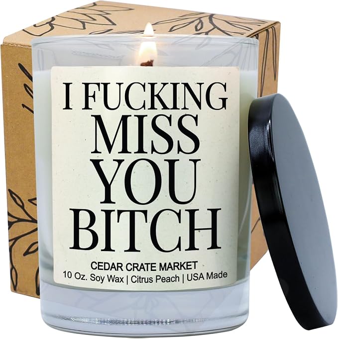 Best Friend, Friendship Gifts for Women Sister Mom Boyfriend Girlfriend | Birthday Christmas Gifts for Friends Moving | Thinking of You, Miss You, Housewarming | Highly Scented Candle Gift