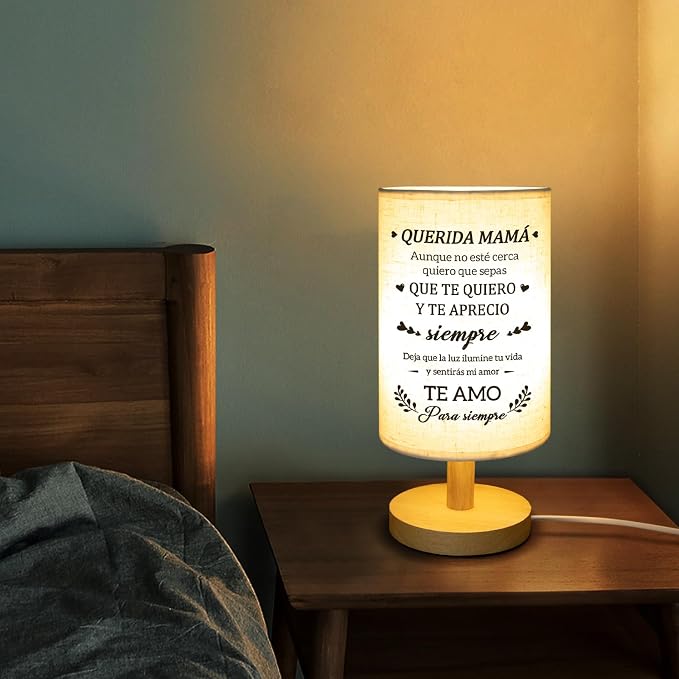 Gifts for Mom in Spanish,Regalos para Mamá Table Lamp