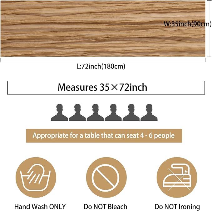 12 Pack Cheesecloth Table Runner 35x72 Inch Boho Gauze Table Runner Rustic Cheese Cloth Long Table Runner Romantic Table Runner for Wedding Bridal Shower Birthday Party Table Decor (Nude)
