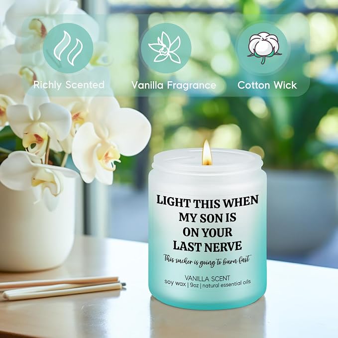 GSPY Daughter in Law Candle, Christmas Birthday Gifts for Daughter in Law