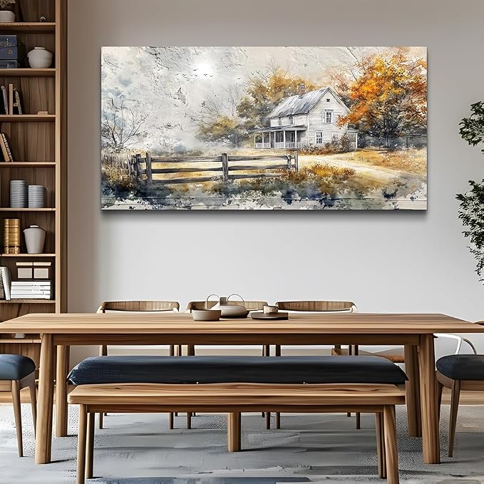 KELIYUAN Wall Decor Large Canvas Painting Wall Art For Bedroom Living Room Decoration Abstract Ink Landscape Painting Art Print Picture Room For office Farmhouse Home Decor Home Aesthetics 30x60 In