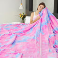 MUGD Lightweight Blanket Fleece Big Blanket Fuzzy Throw Blanket for Bed Queen Size