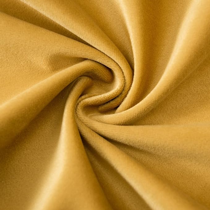 JUSPURBET Decorative Velvet Throw Pillow Covers 20x20 Set of 2,Gold