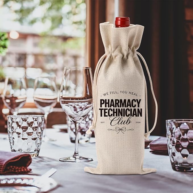 Funny Pharmacist Gifts Pharmacist RX Wine Bag Retirement Appreciation Gifts