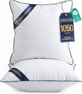 Utopia Bedding 26x26 Throw Pillow Inserts, Decorative Pillows, Pack of 2 | Piping Throw Pillows, Plush & Supportive, Aesthetic Cushion Sham Stuffer for Sofa, Office, Couch & Bed, Set of 2, White