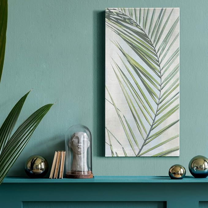 Renditions Gallery Canvas Nature Wall Art Modern Paintings Decorations Elegant Twisted Palm Glam Botanical Romantic Canvas Artwork Prints for Office Bedroom Kitchen - 8"x16" LT43
