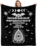 Aimego Evil Eye Throw Blanket Evil Eye Pattern Flannel Blanket Gifts for Women Men Evil Eye Decor for Couch Bedroom(50x60 Inch)