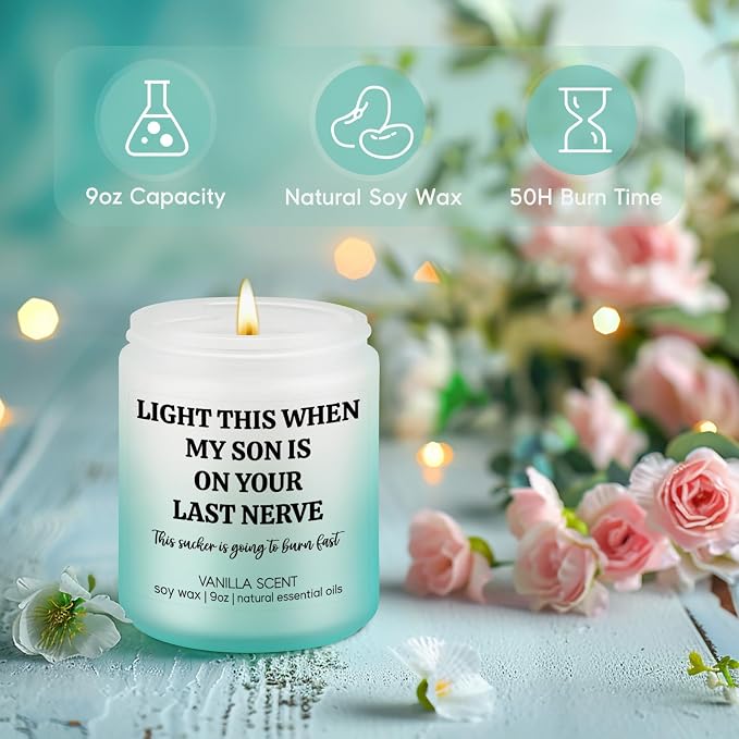 GSPY Daughter in Law Candle, Christmas Birthday Gifts for Daughter in Law
