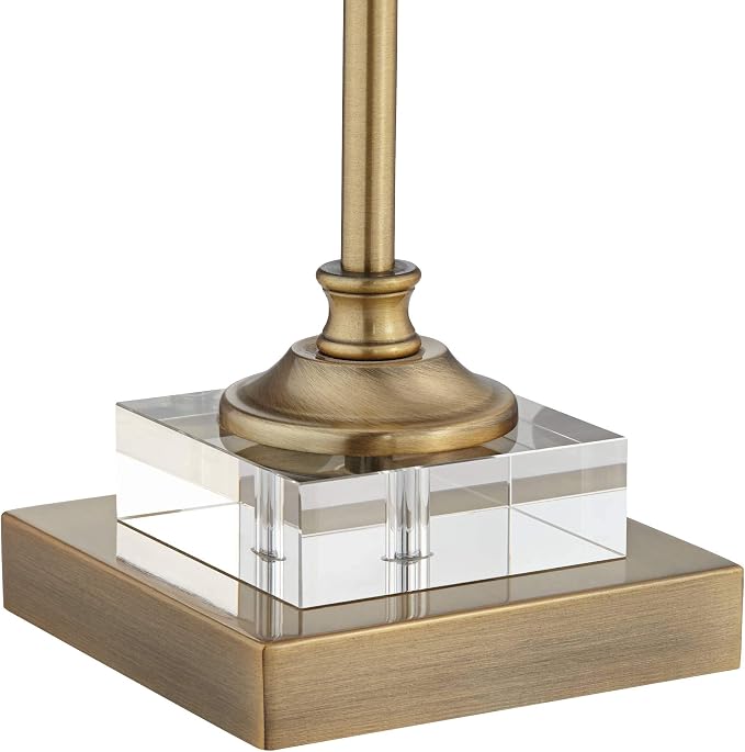 Julia 29 1/2" Tall Buffet Table Lamp Gold Crystal Skinny Brass Traditional