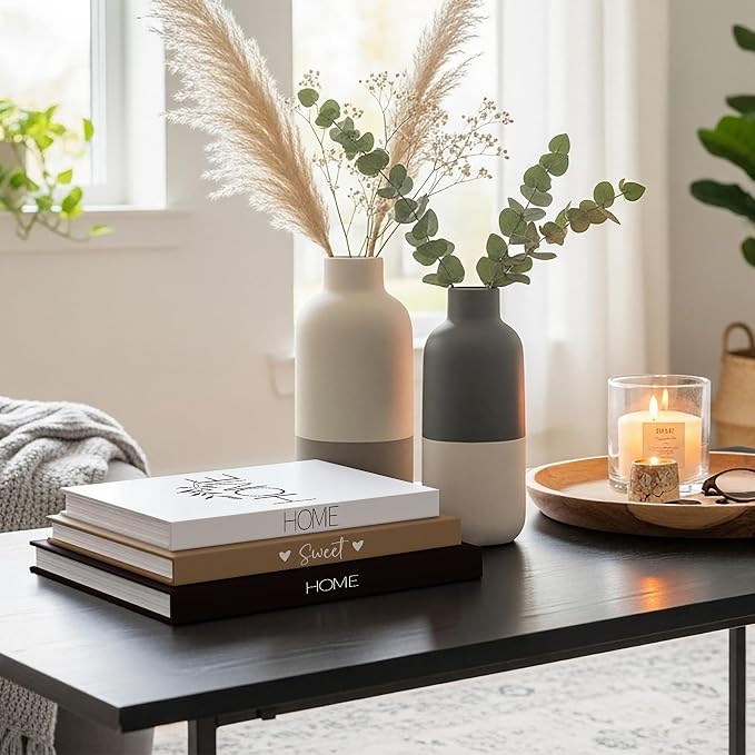 Thyle Modern Decorative Faux Books Kit, Paper Coffee Table Decor
