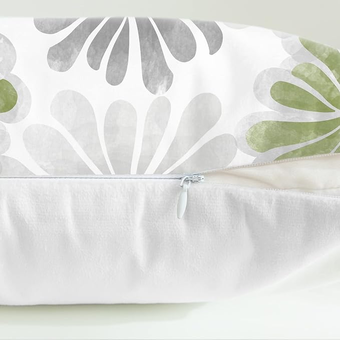 CaliTime Decorative Couch Throw Pillow Covers, 20 X 20 Inches, Sage Green