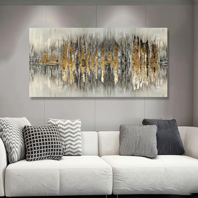 Color Block Abstract Pictures Canvas Wall Art for Living room Bedroom Wall Decor,An Inspirational Picture Wall Art Print Paitnings for home Decor,Morden Artwork Full of Imagination Line Drawing Canvas
