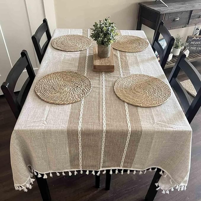 Small Woven Placemats Set of 4, 10 Inch Mini Rattan Placemats Coaster Wicker Place Mats,Natural Farmhouse Jute Braided Table Runner for Small Tableware Please Choose Carefully (10 Inch)