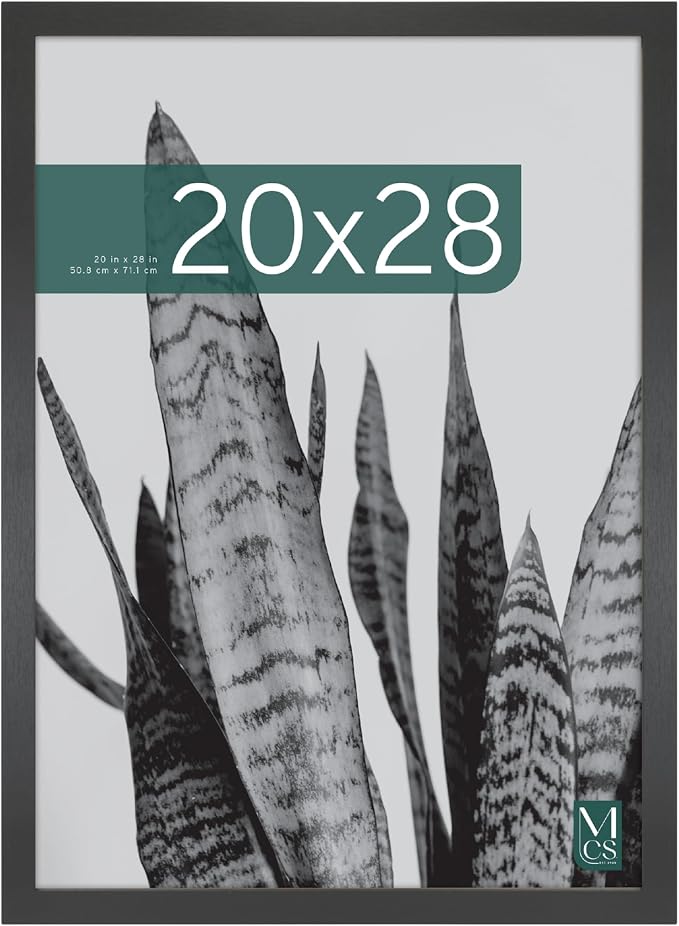 MCS Studio Gallery Poster Frame, 20x28, Black Woodgrain, 1-Pack