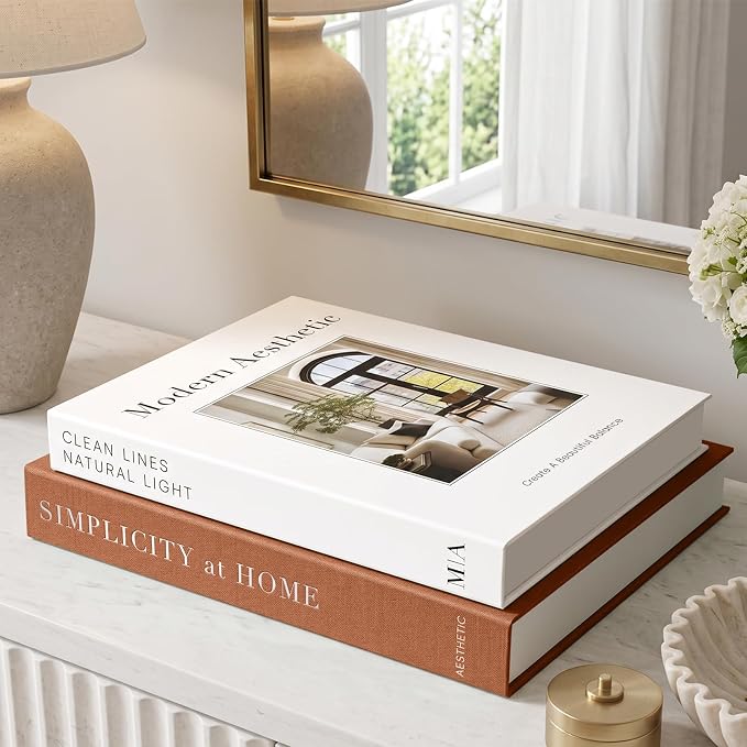 Decorative Books for Modern Home, Fake Books Storage Boxes for Decoration