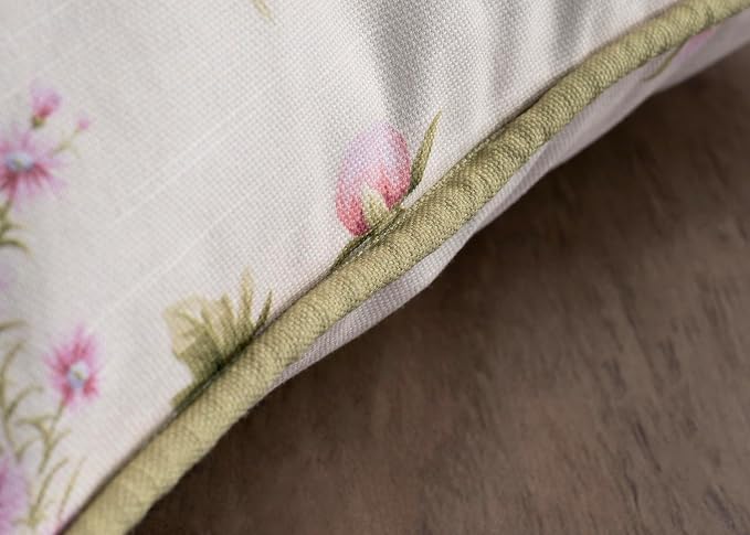 Maison d' Hermine Throw Pillow Covers 100% Cotton (18" x 18" - Pack of 1)