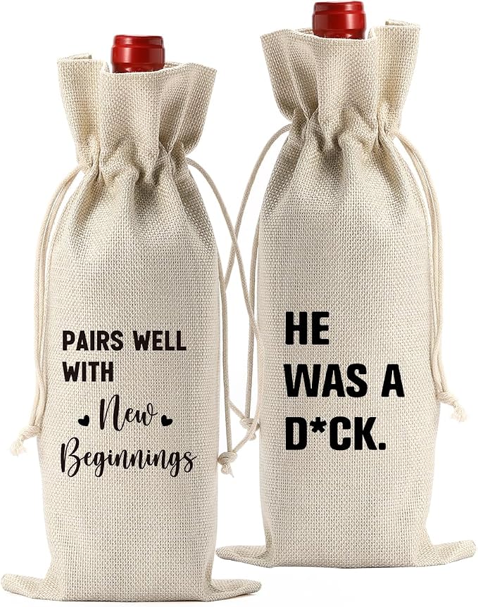 Divorce Gifts Breakup Gift for Women Divorce Wine Bag Party Decorations