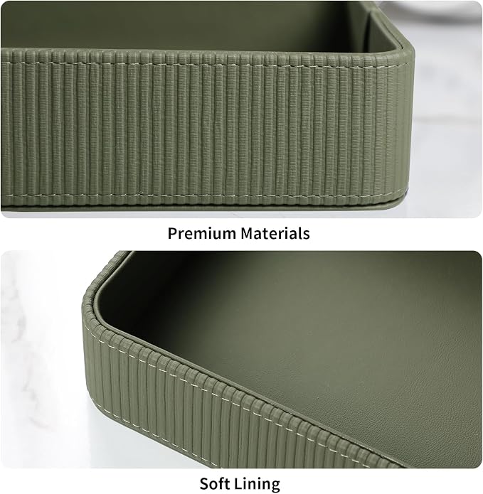 Valet Tray Organizer Bedside Nightstand Organizer Desk CatchallTray