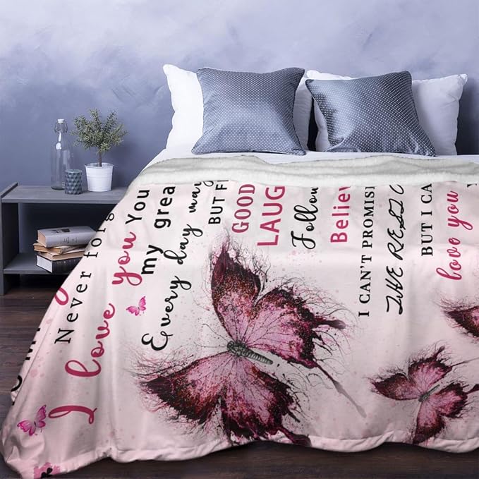 Granddaughters Gifts for Christmas, Granddaughter Gifts from Grandma, Grand Daughter Gift for Birthday, Graduation, Granddaughter Blanket, 80"x60"
