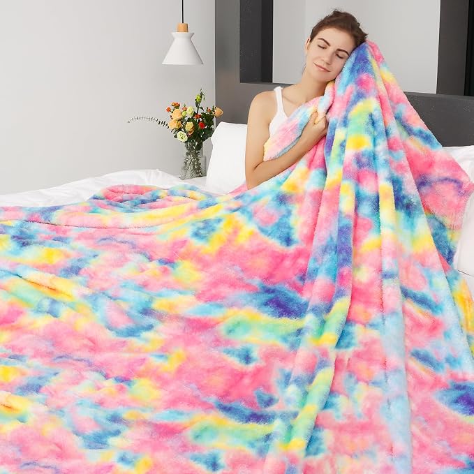 MUGD Fleece Blanket Throw Blanket Throw Blanket for Couch Soft Lightweight Cozy Microfiber Blankets & Throws