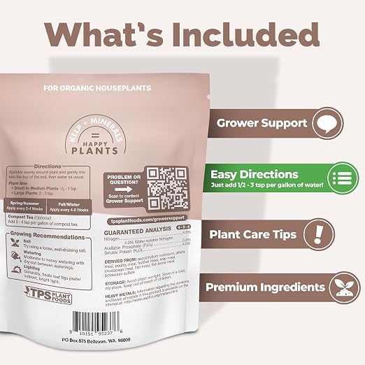 Granular Fiddle Leaf Fig Plant Food, Slow Release Fertilizer, 6 oz