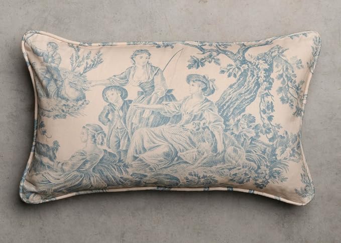 Maison d' Hermine Throw Pillow Covers 100% Cotton (12" x 20" - Pack of 1)