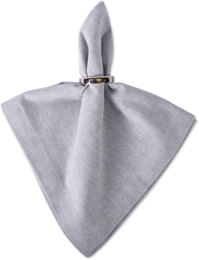 DII Chambray Kitchen, Tabletop Collection, Gray, Napkin Set