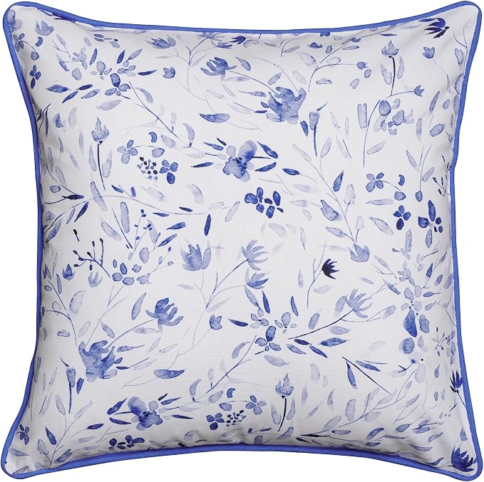 Maison d' Hermine Throw Pillow Covers 100% Cotton (18" x 18" - Pack of 1)