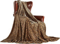 MERRYLIFE Leopard Throw Blanket Decorative Fleece Throw | Ultra-Plush Colorful Oversized | Couch Blanket Travel Lap | (50" 60", Cheetah)