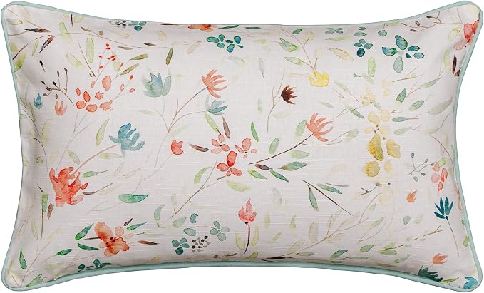 Maison d' Hermine Throw Pillow Covers 100% Cotton (12" x 20" - Pack of 1)