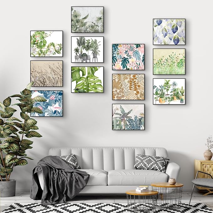 Frametory 12 Pack 16x20 Aluminum Frame with Mat for 11x14 Photo, Black