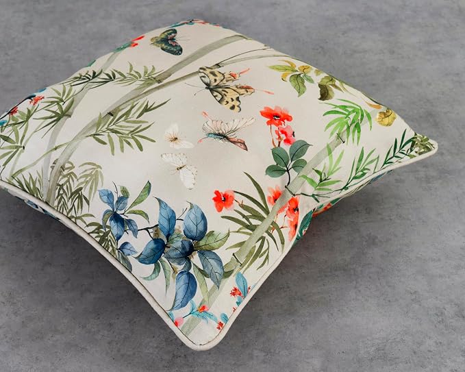 Maison d' Hermine Throw Pillow Covers 100% Cotton (20" x 20" - Pack of 1)