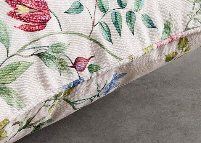 Maison d' Hermine Throw Pillow Covers 100% Cotton (18" x 18" - Pack of 1)