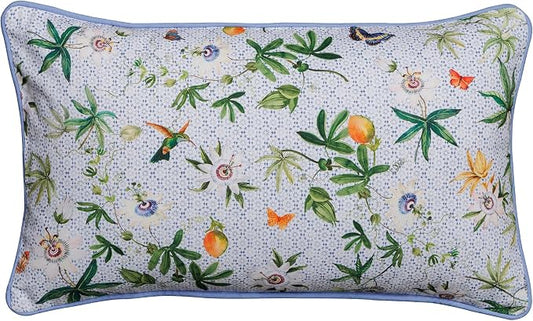 Maison d' Hermine Throw Pillow Covers 100% Cotton (12" x 20" - Pack of 1)