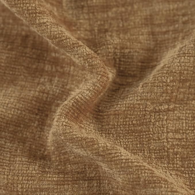 CaliTime Decorative Couch Throw Pillow Covers 18 X 18 Inches Apricot Brown