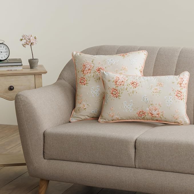 Maison d' Hermine Throw Pillow Covers 100% Cotton (18" x 18" - Pack of 1)
