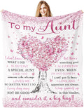 Aunt Gifts, Auntie Gift Ideas, Best Aunt Birthday Ever Gift for Women, Christmas Birthday Gifts for Aunts from Aunt Nephew, Aunts Blanket 60"x 50"
