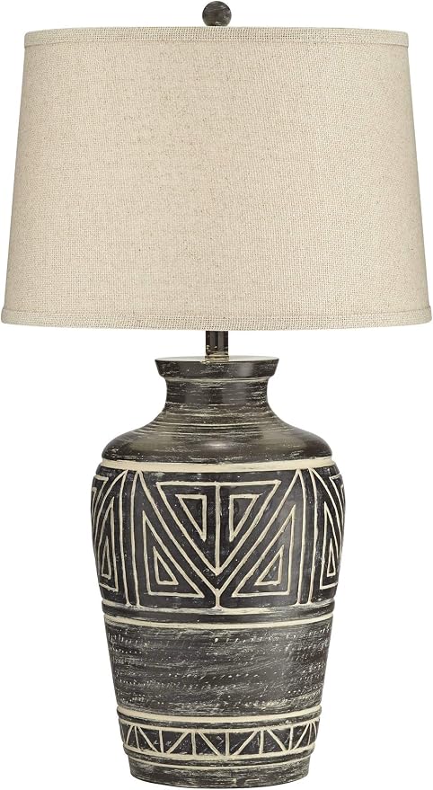 John Timberland Miguel 32" Large Table Lamp Earth Tone Rustic Jar Southwest