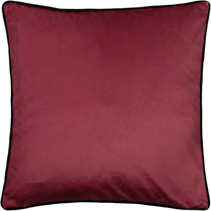 Paoletti Cheetah Velvet Cushion – Majestic Jungle Design with Piped Edge (Blush - 45 x 45cm)