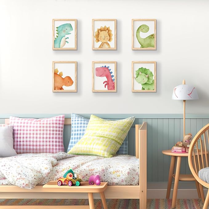 upsimples 8x10 Picture Frame Set of 10, Display Pictures 5x7 with Mat or 8x10 Without, Multi Photo Frames Collage for Wall or Tabletop Display, Natural