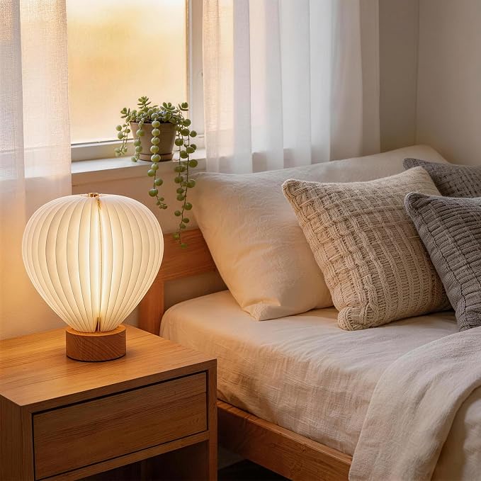 Hot Air Balloon Warm Night Light,Dimmable Touch Lamp for Bedroom,Portable Table Bedside Lamp,hot air balloon lantern decor,1200 mAh battery,Portable Camping Lamp for Outdoor,Bedroom,Party Decor