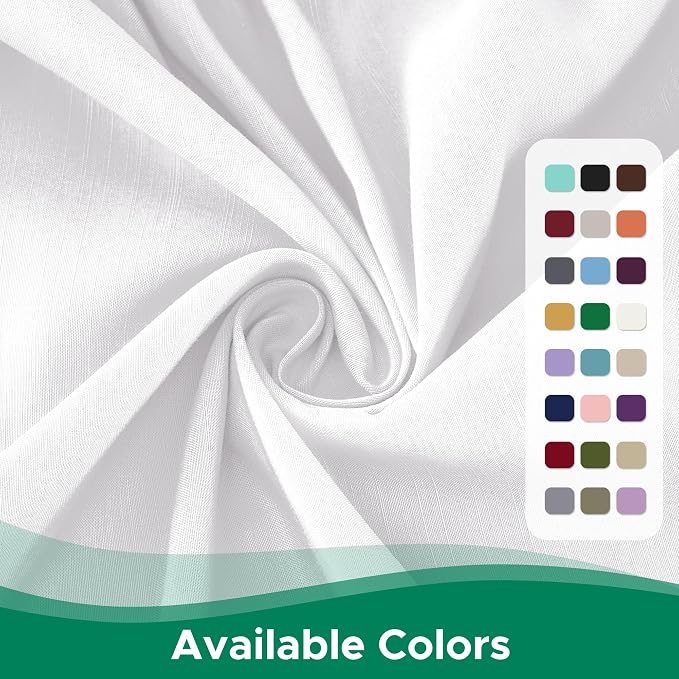 Wrap Around Bed Skirt Full Size 25" Drop-Elastic Long Dust Ruffle White | Adjustable Pleated Bedskirt-Easy Fit Wrinkle Resistant Washable Bed Skirting-Hotel Studio Apartment Home Guest Bedroom Rental