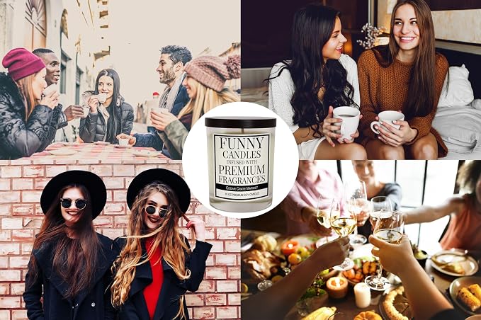 Best Friend, Friendship Gifts for Women Sister Mom Boyfriend Girlfriend | Birthday Christmas Gifts for Friends Moving | Thinking of You, Miss You, Housewarming | Highly Scented Candle Gift