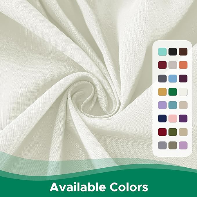 Wrap Around Bed Skirt King Size 18 Inch Drop-Elastic Dust Ruffle Ivory | Adjustable Pleated Bedskirt-Easy Fit Wrinkle Resistant Washable Hotel Quality Fabric Bed Skirting-Master Guest Bedroom Rental
