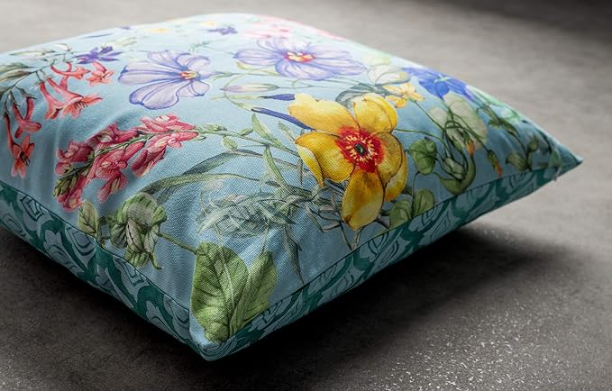 Maison d' Hermine Throw Pillow Covers 100% Cotton (18" x 18" - Pack of 1)