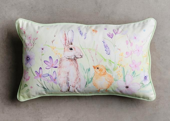 Maison d' Hermine Throw Pillow Covers 100% Cotton (12" x 20" - Pack of 1)
