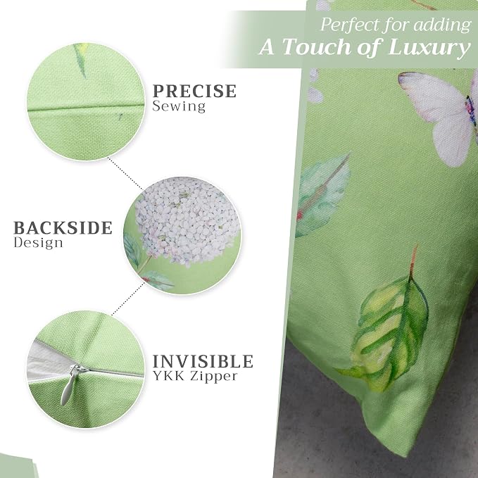 Maison d' Hermine Throw Pillow Covers 100% Cotton (12" x 20" - Pack of 1)