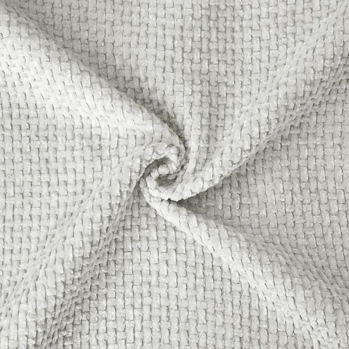 CaliTime Decorative Couch Throw Pillow Covers 18 X 18 Inches Light Grey