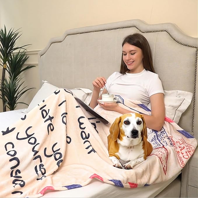 TURMTF Best Aunt Gifts for Mothers Day Birthday, Unique Birthday Gift Warm-Hearted Blessing Thank You Aunt Throw Blanket